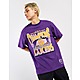 Purple Mitchell & Ness LA Lakers Champs T-Shirt