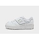 White New Balance 550 Bungee Lace with Top Strap Children