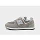 Grey New Balance 550 Bungee Lace with Top Strap Children