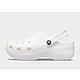 White Crocs Classic Clog Platform Sandals