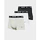 White/Grey/Black Nike 3-Pack Trunks