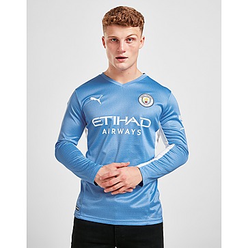 Puma Manchester City FC 2021/22 Long Sleeve Home Shirt