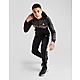 Black adidas Full Zip Hooded Poly Fleece Tracksuit Junior