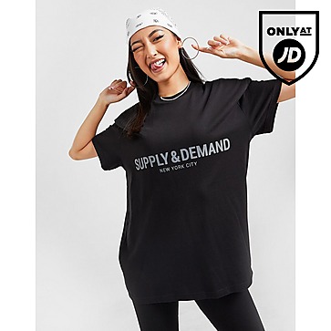 Supply & Demand Logo Boyfriend T-Shirt Women's