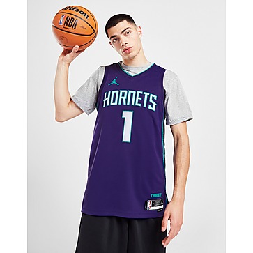 Jordan NBA Charlotte Hornets Ball #1 Swingman Jersey