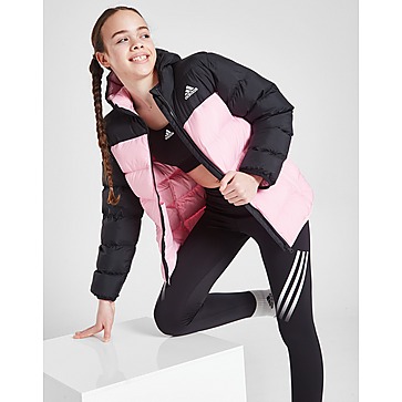 adidas Girls' Padded Colour Block Jacket Junior