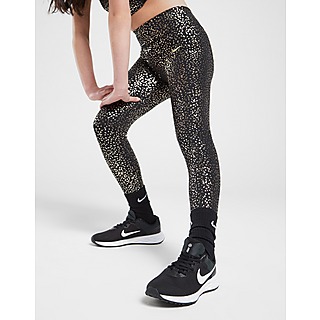 Nike Girls' Fitness One All Over Print Tights Junior