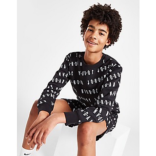 Jordan Essential All Over Print Crew Sweatshirt Junior