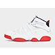 White/Red Jordan 6 Rings