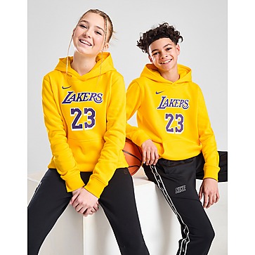 Nike NBA LA Lakers James #23 Icons Hoodie Junior