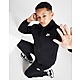 Black/White/Black Nike Club Fleece Full Zip Tracksuit Junior