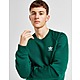 Green adidas Originals Trefoil Essential Crew Sweatshirt