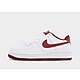 White/Red/Red Nike Air Force 1 Low Junior