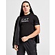 Black Emporio Armani EA7 Visibility Logo Tape T-Shirt