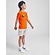 Orange Nike Double Swoosh T-Shirt/Shorts Set Children
