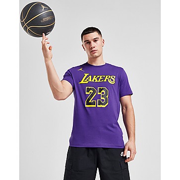 Jordan NBA LA Lakers James #23 Statement T-Shirt
