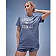 Blue adidas Originals Varsity Boyfriend T-Shirt