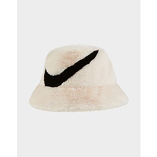 Nike Faux Fur Swoosh Bucket Hat