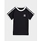 Black/White adidas Originals Adicolor 3-Stripes T-Shirt Junior