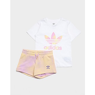 adidas Originals Graphic Logo Shorts and Tee Set Children