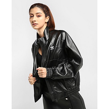 adidas Faux Leather Jacket Women's