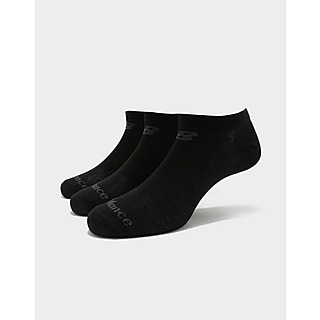 New Balance Cotton Flat Knit No Show Socks (3 Pack)