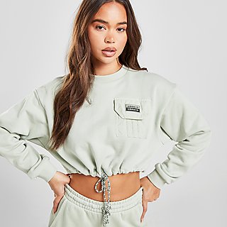 adidas Originals R.Y.V Utility Crop Crew Sweater Dames