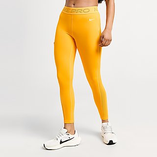 Nike 7/8-legging met halfhoge taille en mesh vlakken voor dames Pro
