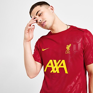 Nike Dri-FIT warming-uptop met korte mouwen voor heren Liverpool FC Academy Pro