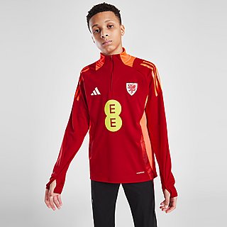 adidas Wales Tiro 24 Training Top Junior