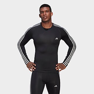 adidas Techfit 3-Stripes Training Longsleeve