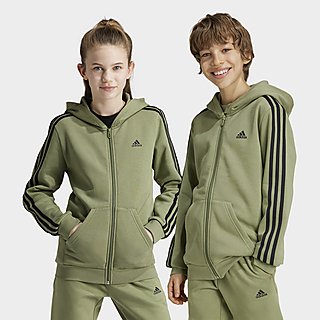 adidas Essentials 3-Stripes Fleece Ritshoodie