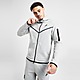 Grijs/Zwart Nike Hoodie met rits voor heren Sportswear Tech Fleece Windrunner