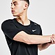 Zwart Nike Rise 365 T-Shirt Heren