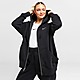 Zwart Nike Oversized fleecehoodie met rits over de hele lengte voor dames Sportswear Phoenix Fleece