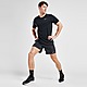 Zwart/Zwart Nike Dri-FIT Hardloopshorts met binnenbroek voor heren (18 cm) Stride