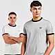 Grijs Fred Perry Tape Ringer T-Shirt