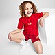 Rood adidas Mickey Mouse 100 T-Shirt/Shorts Set Children