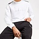 Wit Emporio Armani EA7 7 Lines Cotton-Blend Logo Crew Sweatshirt