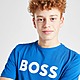 Blauw BOSS Large Logo T-Shirt Junior