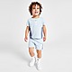 Blauw Nike Hybrid T-Shirt/Short Set Infant
