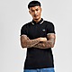 Grijs Fred Perry Twin Tipped Short Sleeve Polo Shirt Heren