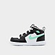 Wit/Zwart/Groen Nike Schoenen voor baby's/peuters Jordan 1 Mid Alt