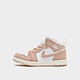 Roze Nike Schoenen voor baby's/peuters Jordan 1 Mid Alt