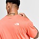 Oranje The North Face Simple Dome T-Shirt Heren