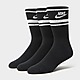 Zwart/Wit Nike 3 Pack Essential Crew Sokken Heren