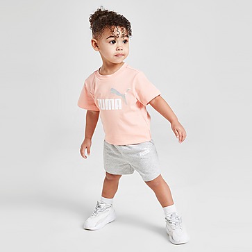 Puma Girls' Essential T-Shirt/Shorts Set Infant