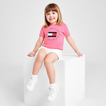 Tommy Hilfiger Meisjes Circle Logo T-shirt/Shorts Set Baby's