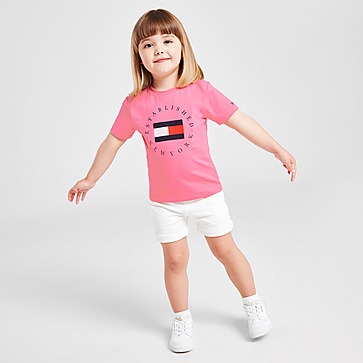 Tommy Hilfiger Meisjes Circle Logo T-shirt/Shorts Set Baby's