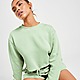 Groen Pink Soda Sport Essentials Crop Crew Sweater Dames